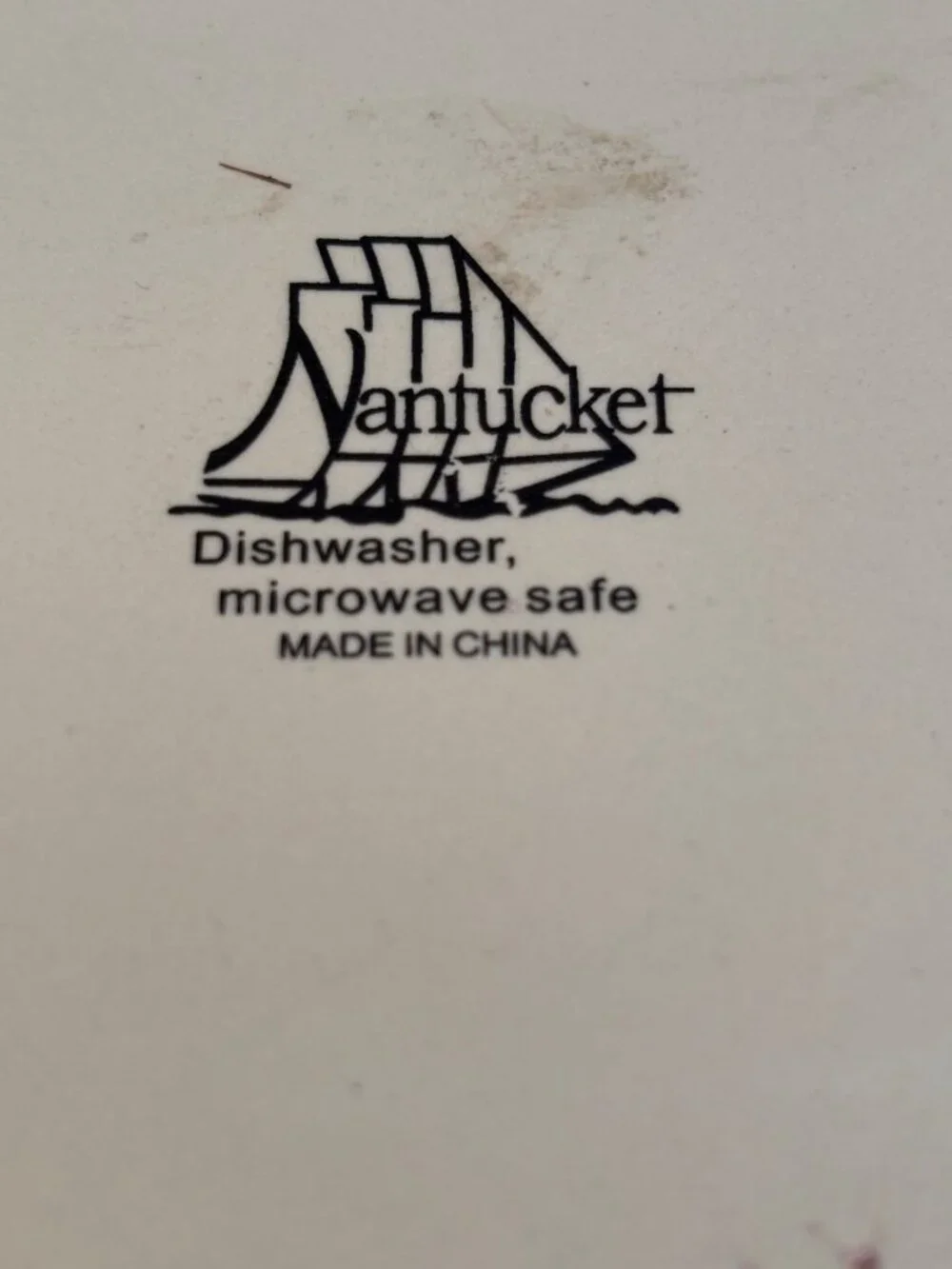 Nantucket White Ceramic Oval Serving Dish With Handles Microwave & Dishwasher Sa